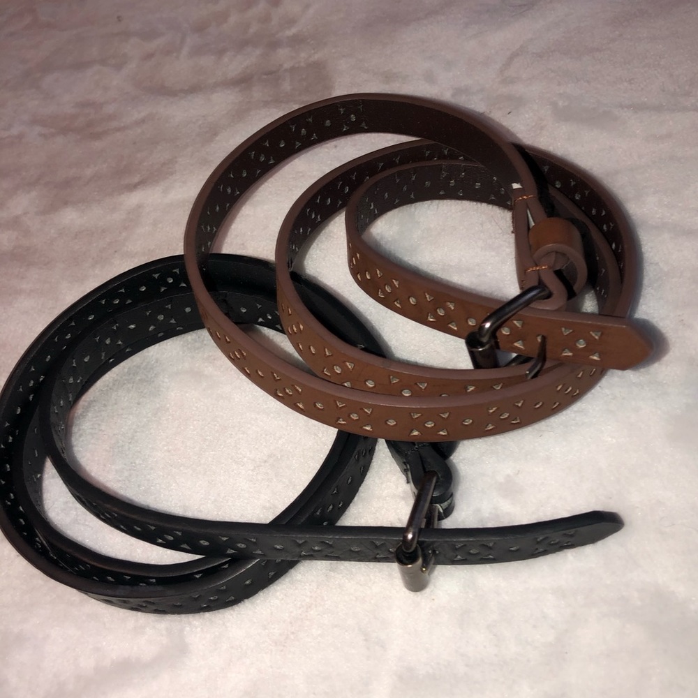 Skinny belts🖤🤎